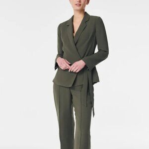 NWT Spanx Crepe Wrap Blazer Size L